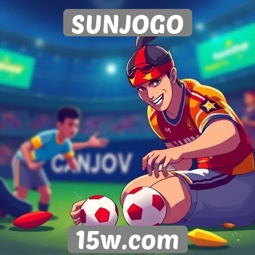 Navegação e design do SUNJOGO para jogadores iniciantes